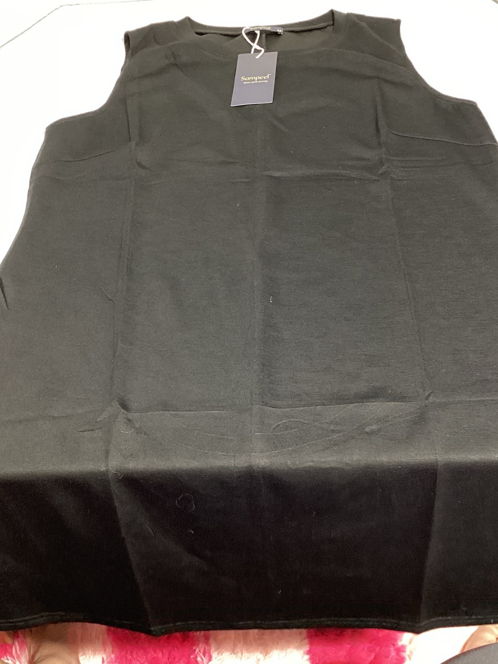 Sleeveless Black Women's Dress by Sampeel